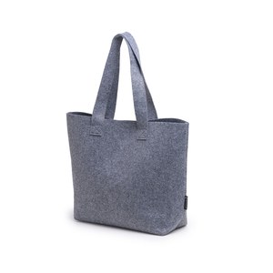 EgotierPro BO1137 - CAROLA The bag made of recycled felt with a vigore design is the perfect option to carry your belongings in a practical and environmentally friendly way