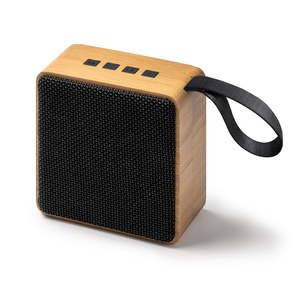 EgotierPro BS3193 - BEMOL Wireless speaker with main structure in bamboo and RPET fabric