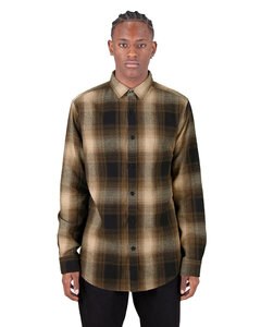 Shaka Wear SHHFS - Mens Plaid Flannel Overshirt