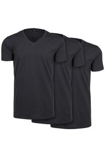 Build Your Brand BY006B - Light T-Shirt V-Neck 3-Pack