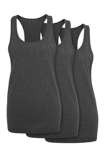 Build Your Brand BY020B - Ladies Loose Tank 3-Pack