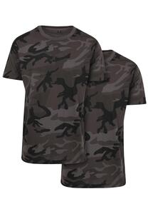 Build Your Brand BY109A - Camo Round Neck Tee 2-Pack