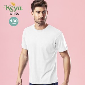 KEYA 5854 - Adult White T-Shirt MC130