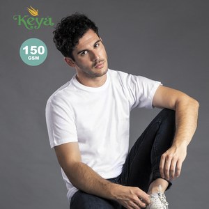 KEYA 5856 - Adult White T-Shirt MC150