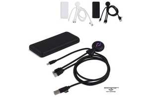 Intraco LT41713 - 3199 | Xoopar Mr. Bio Powerbank and cable pack 7.000mAh