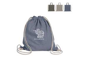 TopEarth LT95228 - Drawstring bag recycled cotton 38x42cm