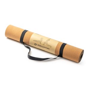 EgotierPro CP7092 - AURA Yoga mat in natural cork