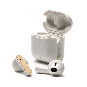 EgotierPro EP3041 - KUASI Wireless earbuds in wheat fibre and bamboo
