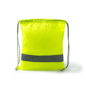 EgotierPro MO7184 - LABUR Drawstring bag with high-visibility strip