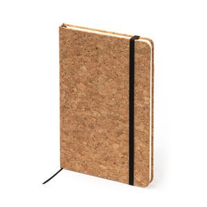 EgotierPro NB7988 - ANDROS A5 notebook with hard covers in natural cork