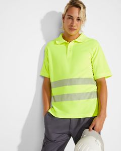 Roly HV9318 - ATRIO Technical high-visibility short-sleeve polo shirt