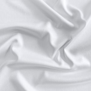 Roly TJ9985 - INTERLOCK DAYTONA POLIESTER 140 GSM 100% polyester interlock fabric in white