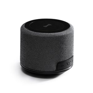 EgotierPro BS3192 - TENOR Bezprzewodowy głośnik wykonany z tkaniny RPET z bezprzewodową stacją dokującą o mocy 5 W