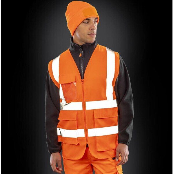 RESULT RS477X - HEAVY DUTY POLYCOTTON SECURITY VEST