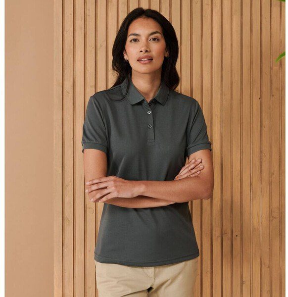 HENBURY HY466 - LADIES RECYCLED POLYESTER POLO SHIRT