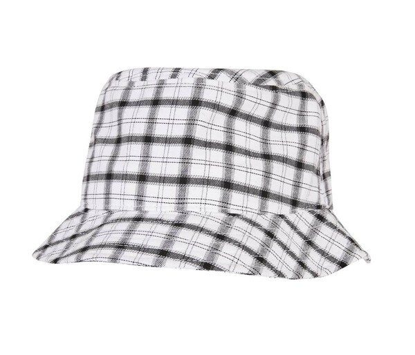 FLEXFIT F5003C - Trendy Checkered Polyester Bucket Hat