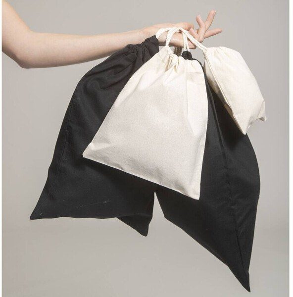 Eco-Friendly Recycled Cotton Drawstring Bag