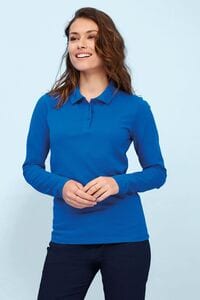 Sols 02083C - Womens Long Sleeve Piqué Polo Shirt Perfect Lsl 