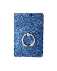 Leeman LG257 - Shimmer Card Holder With Metal Ring Phone Stand