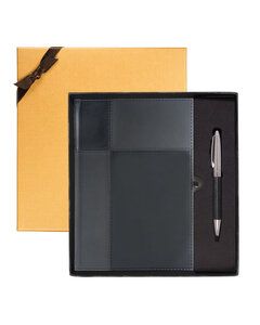 Leeman LG-9310 - Duo-Textured Tuscany Journal And Pen Gift Set