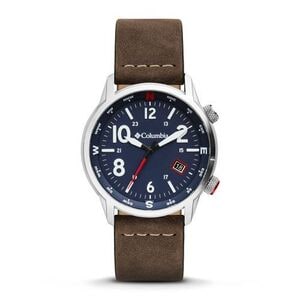COLUMBIA TIMING CSC01-001 - Outbacker Watch: Navy Dial/Saddle Leather