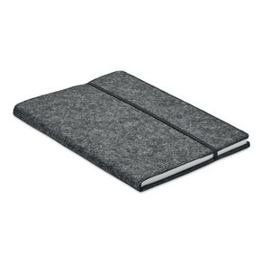 GiftRetail MO2093 - FELTBOOK A5 notebook RPET felt