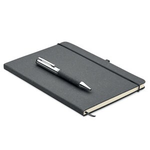 GiftRetail MO2195 - ELEGANOTE Recycled leather notebook set