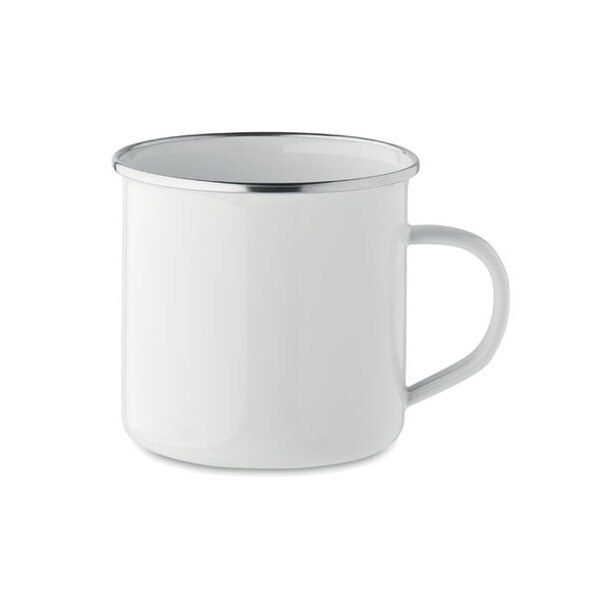 Vintage Enamel Sublimation Mug - 500ml Capacity