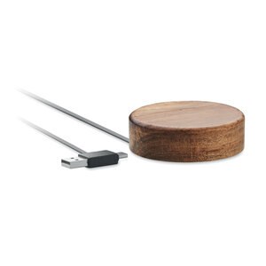 GiftRetail MO2220 - ACALESS Wireless charger in acacia 15W