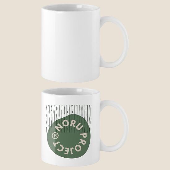 Goya 33518 - White Ceramic 350ml Mug with Special Finish SUBLIMATION