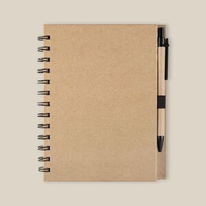 EgotierPro 37026 - A5 Notitieboek met Pen en 60 Witte Bladen BOARD