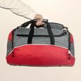 EgotierPro 37028 - Sports taske i 600D polyester med lynlåslommer HALE
