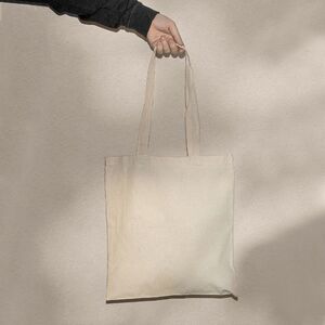 EgotierPro 50012 - Cotton Canvas Bag with Long Handles