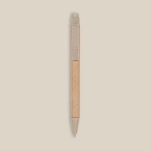 EgotierPro 50017 - Stift aus Karton, PP und Weizenfaser LUND