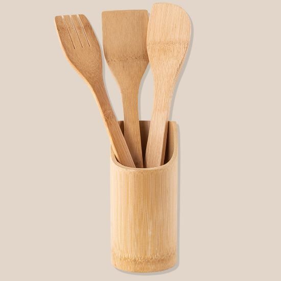 Goya 50643 - Set de 3 utensilios de bambú KIPER