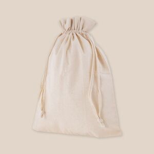 EgotierPro 50662 - Cotton Drawstring Bag 27 x 35 cm ALTER