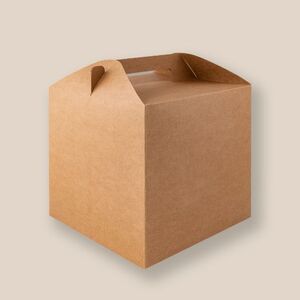 EgotierPro 50677 - Caja de cartón Kraft ideal para regalos, formato apertura sorpresa. RELY