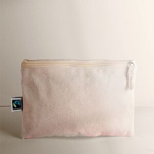 EgotierPro 50684F - Spain-Made Fairtrade Cotton Toilet Bag FAIRTRADE