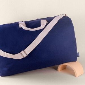 EgotierPro 53041 - Large Recycled Canvas Bag with Strap WEEKEND