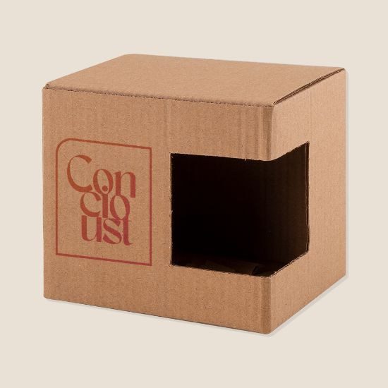 Goya 53511 - Self-Assembling Mug Box with Window MATCHA