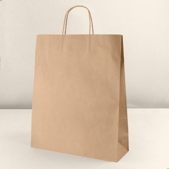 Goya 53581 - Bolsa de Papel Kraft con Asa Torcida FSC AYSEN