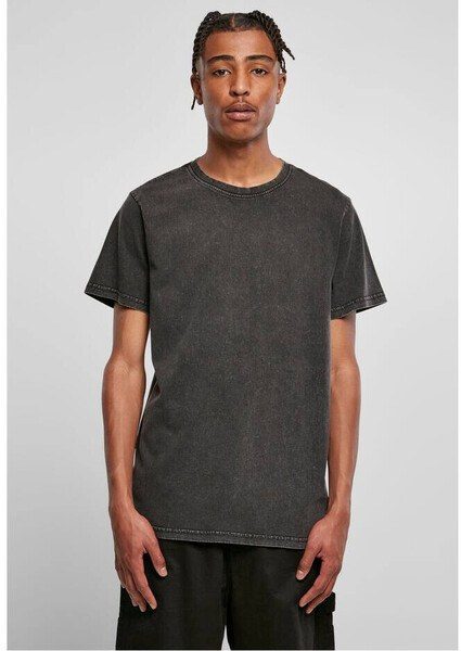 BUILD YOUR BRAND BY190 - ACID WASHED ROUND NECK TEE