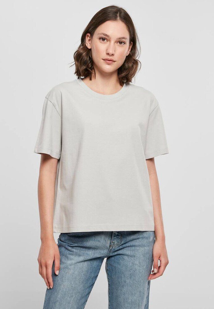 BUILD YOUR BRAND BY211 - Women's Oversized Cotton Casual Tee