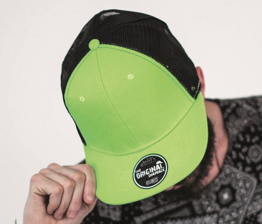 ATLANTIS HEADWEAR AT263 - Eco-Friendly Mesh Back Trucker Cap with Snapback