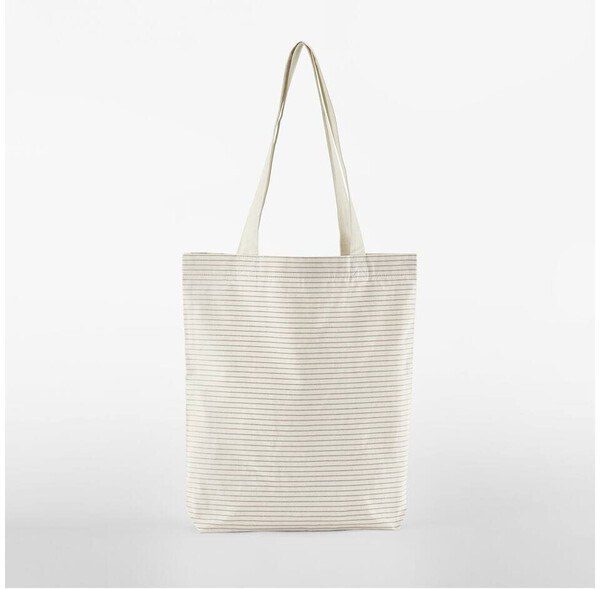 WESTFORD MILL WM251 - STRIPED ORGANIC COTTON TOTE