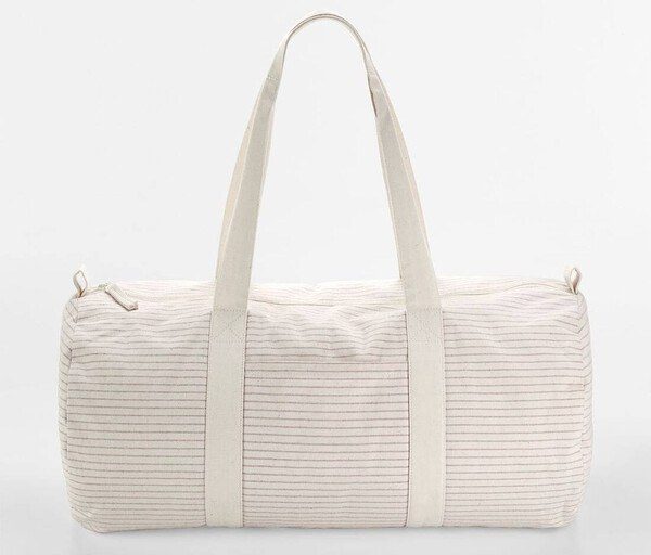 WESTFORD MILL WM258 - STRIPED ORGANIC COTTON BARREL BAG