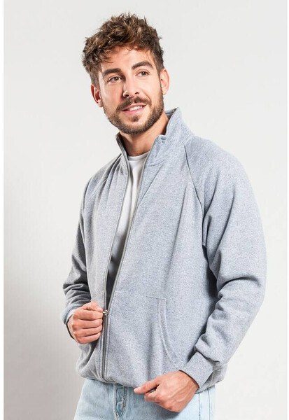 Comfort Fit Raglan Sleeve Sweat Jacket