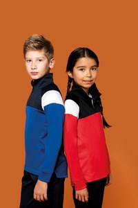 PROACT PA388 - Trainings-Sweatshirt mit 1/4 Reißverschluss für Kinder