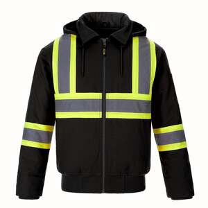 CX2 HiVis L01290 - International Hivis Bomber Jacket With Sherpa Lining