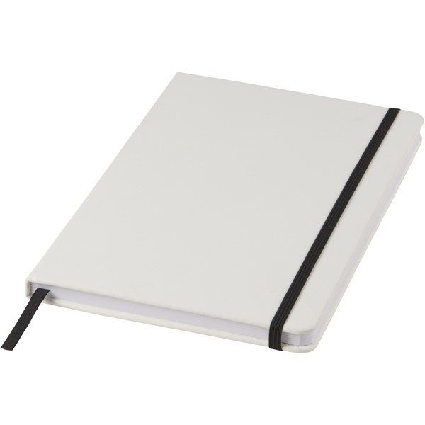 EgotierPro 107135 - Spectrum A5 white notebook with coloured strap